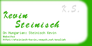 kevin steinisch business card